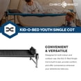 thumbnail image 3 of Disc-O-Bed Youth Single Cot Kid-O-Bed, Portable Bunk with Travel Carry Bag, Black, 3 of 12
