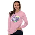 thumbnail image 3 of XOMG POP Dallas Panda Rock Star Women's Long Sleeve T Shirt Brisco Brands L, 3 of 6