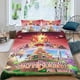 thumbnail image 2 of Película de Earthbound Conjunto de sábanas temático, trío de piezas, cómodo y amigable con la piel, diseño único, regalo de decoración para el hogar para familiares, amigos y fans,173cm *218cm, 2 of 6