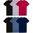 thumbnail image 2 of Fruit of the Loom Men's Crew Neck T-Shirt , Assorted, XXX-Large Pack 4, 2 of 4