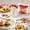 A, variant on Snmubt Christmas Cocktail Picks, Bamboo Drink Garnish Skewers with Festive Toppers for Desserts, Fruit, Appetizers and Holiday Party Serving