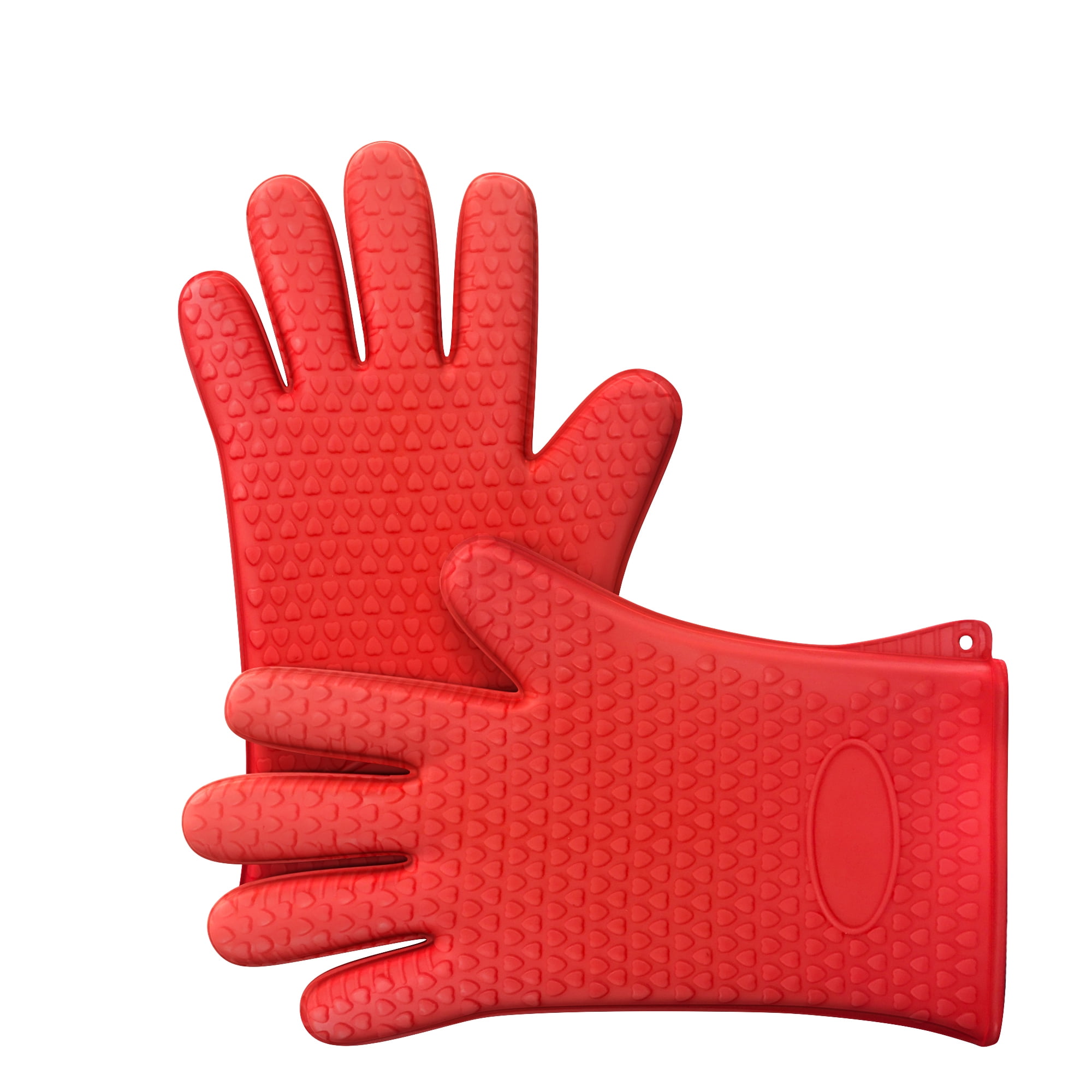 Silicone Oven Gloves Safe Nonslip Grip Heat Resistant Pair of Mitts