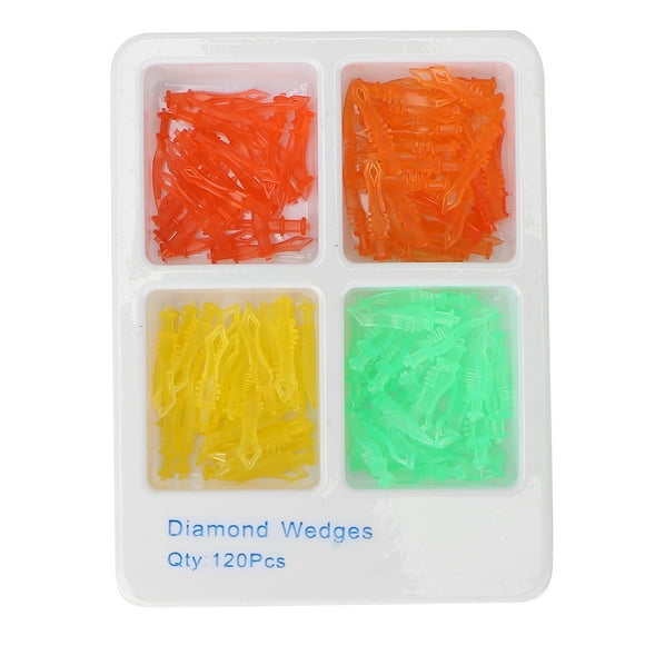 120pcs Disposable Dental Wedges Dental Restoration Gingiva Protection Dental Accessory