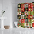thumbnail image 2 of Pioneer Flower Floral Print Pattern Shower Curtain 84"x72", Bathroom Decorative Shower Curtain Set with 12 Hooks, Waterproof Washable, 2 of 6
