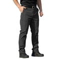 thumbnail image 2 of BADHUB Mens Cargo Pant Wrinkle Resistant Stretch Workwear Tactical Pants Waterproof Athletic Hiking Pant with 4 Pockets Black 2XL, 2 of 7
