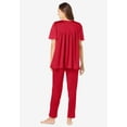 thumbnail image 2 of Only Necessities Plus Size Silky 2-Piece PJ Set, 2 of 3