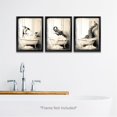 thumbnail image 4 of Funny Bathroom Wall Hieng Bathroom Decor Bathroom Accessories Prints Paintings for Home Farmhouse Bedroom Washroom Humor Black And White Animals Cow in Toilet Wall Decor, 4 of 6