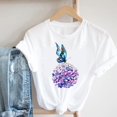 thumbnail image 1 of Camiseta con estampado Floral de flores de los 90 para mujer, ropa de calle de estilo de dibujos animados para mujer, camiseta estampada, camiseta gráfica para mujer Tan Jianjun unisex, 1 of 2