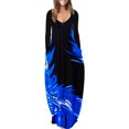 thumbnail image 1 of Qiopertar Robe Décontractée à Manches Longues Imprimée pour Femmes Robe Longue en Solde à Moins de 5$ en Solde Offres d'Accès Anticipé, 1 of 4