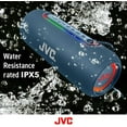 thumbnail image 4 of JVC Illuminated Portable Wireless Speaker with 20W max outputs, Dynamic Sound, Bluetooth 5.0, TWS Capability, USB-C, IPX5, AUX in, up to 5-Hour Battery Life - SPPA5BTA (Blue), 4 of 7