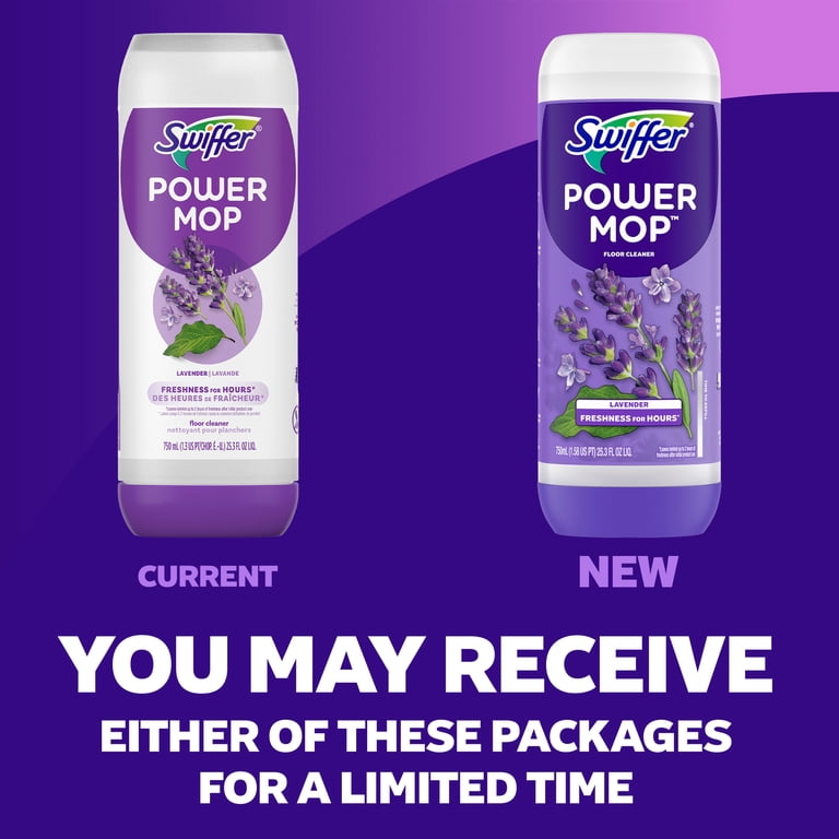 Swiffer PowerMop Refill Solution, Lavender, 2 x 25.3 Fl Oz photo 8