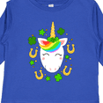 thumbnail image 4 of Inktastic Cute St. Patrick's Day Unicorn Boys or Girls Long Sleeve Toddler T-Shirt, 4 of 5
