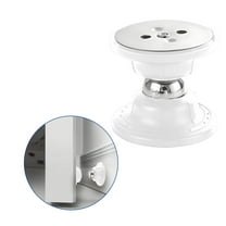 LAMIRO Door Stoppers for Bottom of Door,Built-In Strong Magnetic Attraction Magnetic Door Stop,Anti-Collision Buffer Design Under Door Gap Filler,white,4.5cm