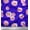 Purplish Blue, variant on Soimoi Black Cotton Duck Fabric Flower Watercolor Printed Craft Fabric by The Yard 42 Inch Wide