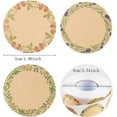 thumbnail image 3 of 600-Piece 2-Inch Kraft Canning Jar Labels With Floral Gift Tag Stickers For Spice Bottles Food Containers Lids, 3 of 7