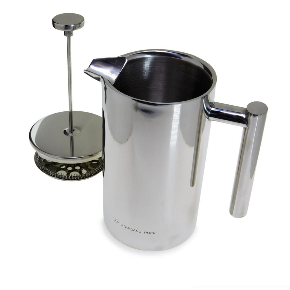 Wolfgang Puck 6Cup Insulated Stainless Steel French Press