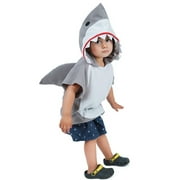 EraSpooky Children's Shark Costume Kids Cute Ocean Animal Cosplay Outfit Halloween Party Carnival Fancy Dress Costumes S