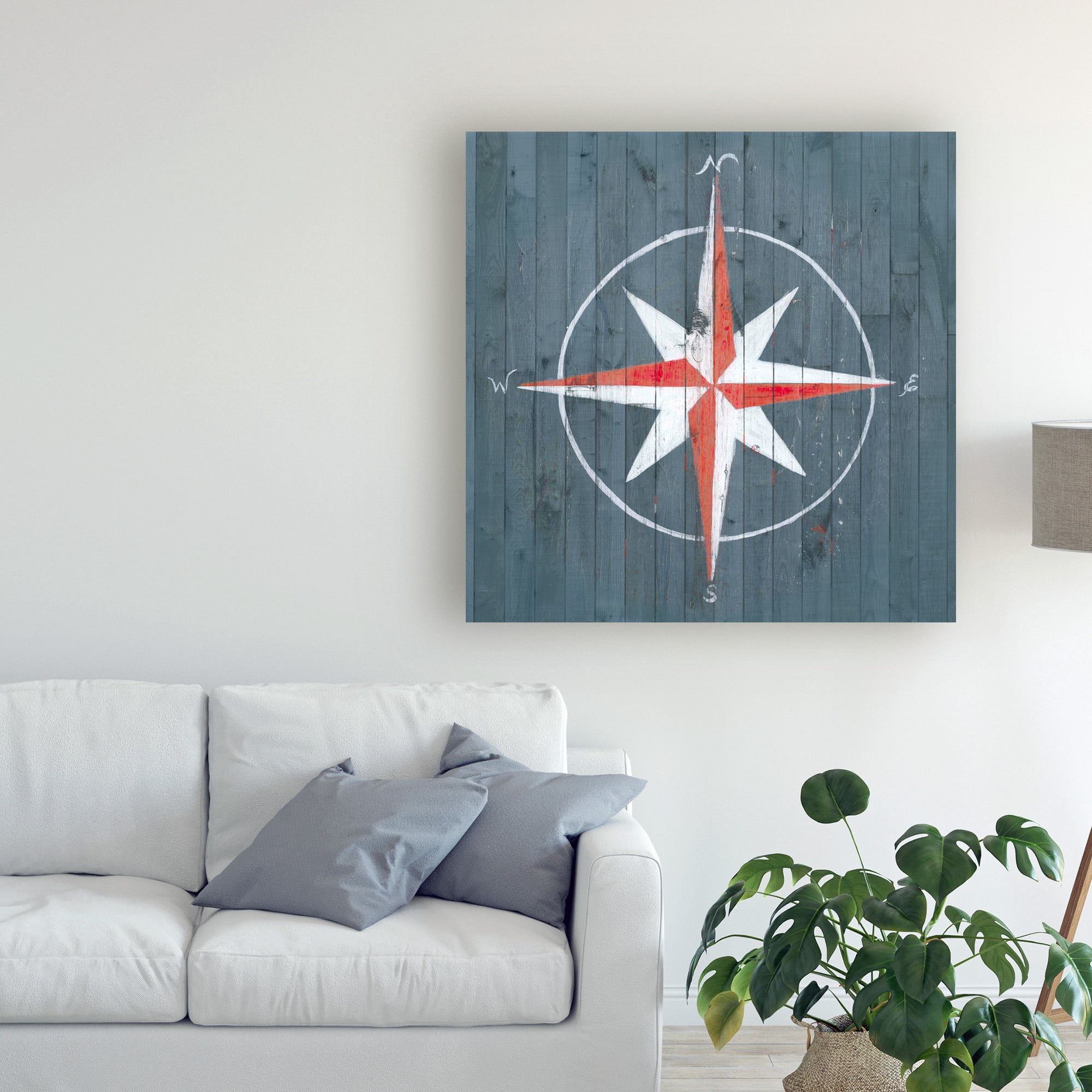 Trademark Fine Art 'Nautical Plank III' Canvas Art by Grace Popp