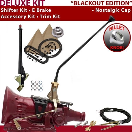 American Shifter AOD Shifter Kit Black 23 in. E Brake Cable Trim Kit for F412A