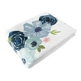 thumbnail image 3 of Sweet Jojo Designs Watercolor Floral Blue Green and Pink Fleece Milestone Baby Blanket 3 Piece Set, 3 of 6