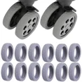 thumbnail image 1 of Protector de ruedas de equipaje, ruedas de silicona, ruedas, zapatos, maleta de equipaje de viaje, Reduce el ruido, accesorios de cubierta protectora, 1 of 5