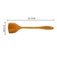 thumbnail image 6 of Grandest Birch 4PCS Cooking Spatula Non-Stick Long Handle Wooden Heat Resistant Fired Shovel for Kitchen-Burlywood, 6 of 9