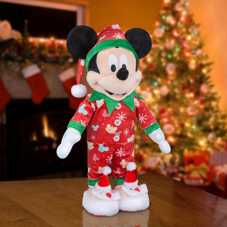 Mickey Christmas Holiday Plush Decoration Decor Door Porch