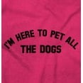 thumbnail image 2 of Funny Im Here To Pet Dogs Cute Lover Women Plus Size Graphic Pullover Hoodie Brisco Brands 4X, 2 of 2