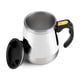 thumbnail image 3 of Taza de café con agitación magnética y mezcladora automática de acero inoxidable eléctrica, color blanco, 3 of 15