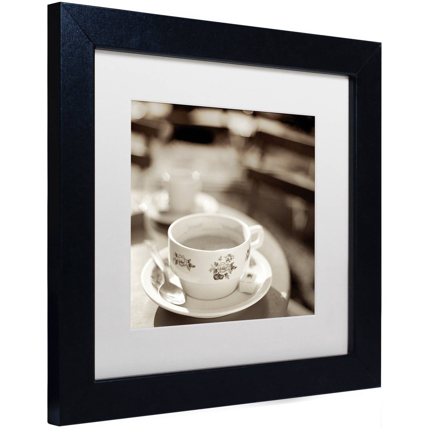 Trademark Fine Art "Jardin du Luxembourg II" Canvas Art by Alan Blaustein, White Matte, Black Frame