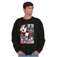 thumbnail image 3 of The Smurfs Kanji Up To No Good Men Big & Tall Sweatshirt Brisco Brands 3X, 3 of 5