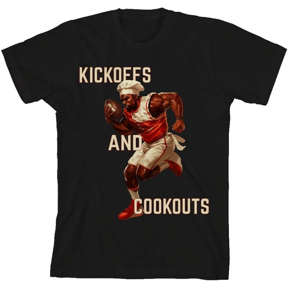 Go Sports! But Where's the Food? Youth Black Crew Neck Short Sleeve Tee-Medium