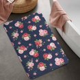thumbnail image 2 of Pioneer Flower Floral Print Pattern Bathroom Rugs Mat, Non Slip Microfiber Bathroom Rug with Rubber Backing, Soft Mats for Bathroom Floor Tub Shower, 20"x32", 2 of 5