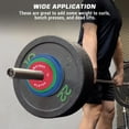 thumbnail image 6 of DSstyles Bumper Plates,2 inch Rubber Weight Plates,17.5 LB 37.5 LB Plates for Weight Lifting Strength Training Home Gym (17.5 LB Set)/ (37.5 LB Set), 6 of 8