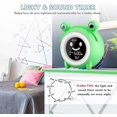 thumbnail image 5 of Reloj despertador para niños, bonito despertador con forma de rana para dormitorio infantil, máquina de sonido, temperatura, reloj despertador digital para niños y niñas, regalos de cumpleaños, 5 of 5