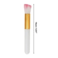 thumbnail image 2 of Unique Bargains 10 Pcs Lightweight Makeup Brush for Business Travel White Synthetic Fiber Hair Plastic, 2 of 5