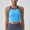 Blue, variant on Naittoop Womens Solid Color Workout Tank Tops Sleeveless Crewneck Ribbed Crop Tops with Built in Bra 2026 Yoga Shirts