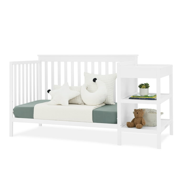 Delta Children Ellie 5-in-1 Convertible Crib and Changer