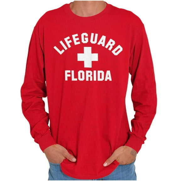 Florida Beach Lover FL Spring Break Long Sleeve TShirt Men Women Brisco Brands S