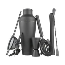 Cocktail Shaker Muddler Strainer Set Shaker Jigger Drink Martini Mixing