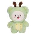 thumbnail image 4 of Lindos muñecos de peluche, muñecos de peluche de dibujos animados suaves para adultos, niños, niñas, cumpleaños, Navidad, insectos verdes, 4 of 5