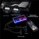 thumbnail image 3 of Ventilador De Chasis Rgb Ajustable Ventilador Chasis Luminoso De Marco Completo Con Controlador Control Remoto Cojinete Hidráulico Para Pc Computadora De Escritorio Moyic EL013942-04, 3 of 6