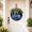 Blue, variant on Bless This Home Wooden Door Hanger, 12 Inch Welcome Sign with Plaid Bow, Farmhouse Front Door Decor, Inspirational Housewarming Gift