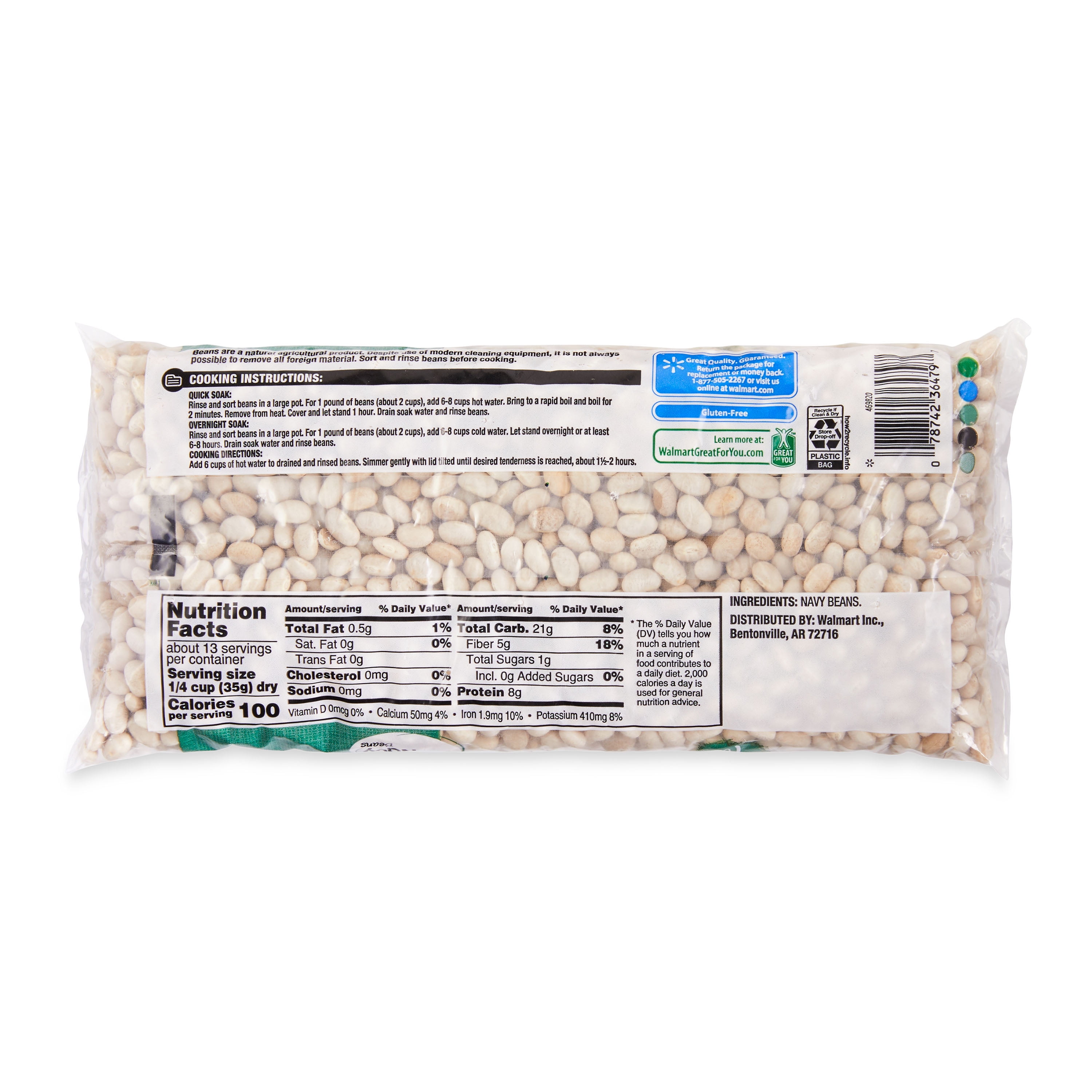 Great Value Navy Beans, 16 oz