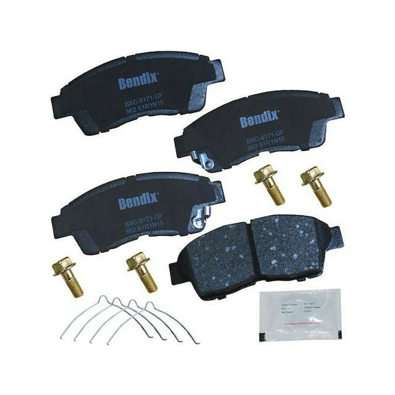Front Brake Pad Set - Compatible with 1993 - 1997 Toyota Corolla 1994 1995 1996
