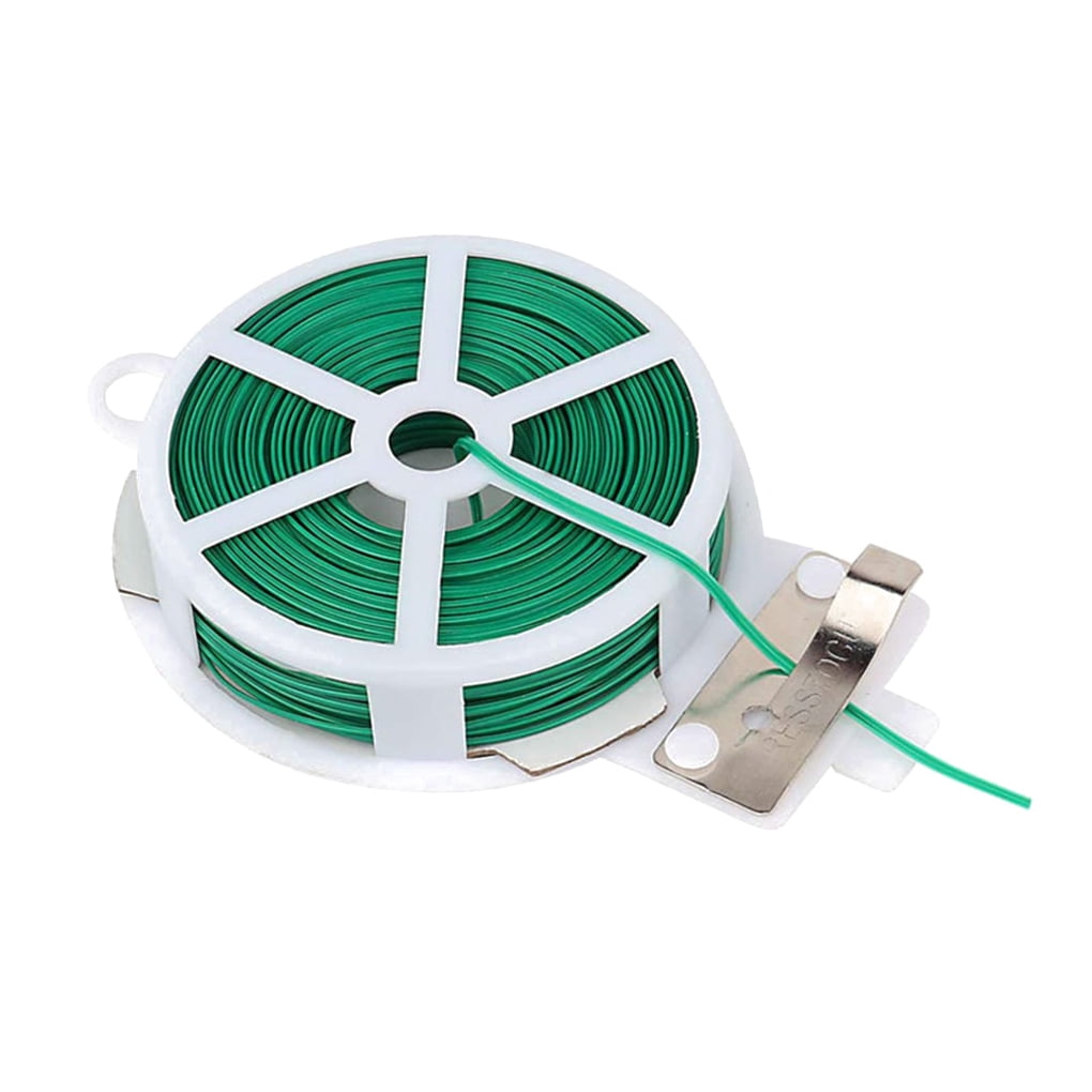 50m Garden Plant Twist Tie Multi-Function Gardening Cable Tie DIY Zip Tie Coated Wire