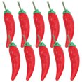 thumbnail image 1 of 10pcs Miniature Simulation Chili Mini Realistic Vegetable Mini House Accessories, 1 of 8