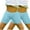 Blue-2, variant on Baby Cotton Linen Bloomers Shorts Girls Fashion Casual Spring and Summer Solid Elastic Waist Kids Short Pants Wine 12 Years