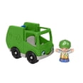 thumbnail image 4 of Fisher-Price Little People Recycle Truck Push-Along Vehicle, 4 of 6