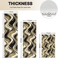 thumbnail image 4 of Black Gold White Marble Pattern Kitchen Rugs Sets Of 3,Kitchen Runner Rugs Non Skid Washable,Decorative Kitchen Floor Mats for Kitchen,Sink,Laundry,17"x30"+ 17"x47" + 17"x59", 4 of 6